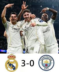 Real Madrid heeft Manchester City thuis met 3-0 verslagen.